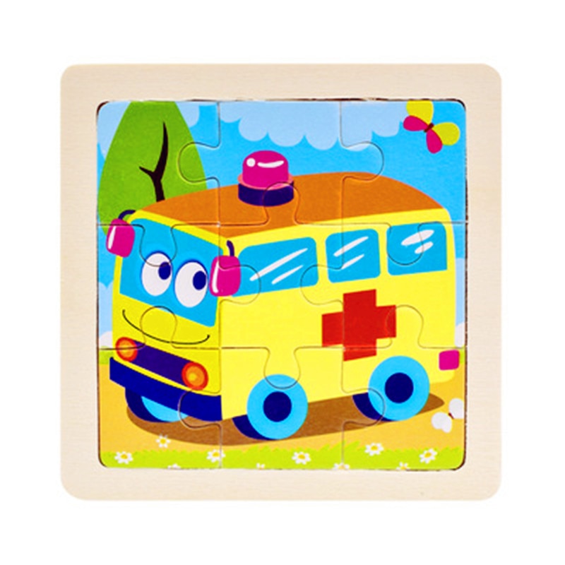 Wooden Jigsaw Puzzles Kids Activity